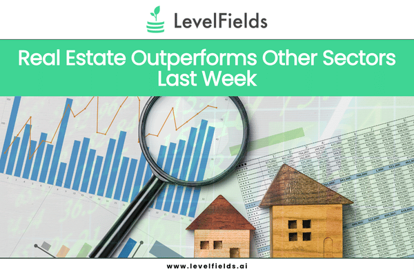 Real Estate Leads S&P 500, Homebuilders and Clean Energy Among Top Performers