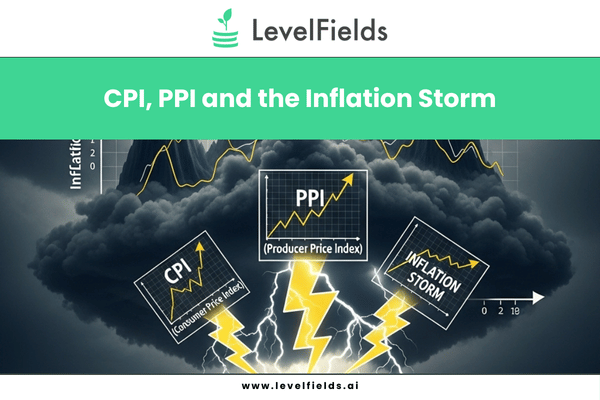 Hot PPI and sticky core CPI lift yields, sink gold, and dampen expectations of a bigger Fed rate cut.