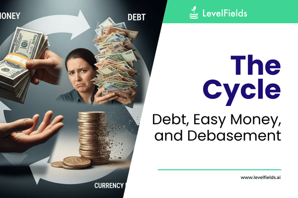 U.S. debt above $35T forces Fed toward easy money, driving asset price inflation.