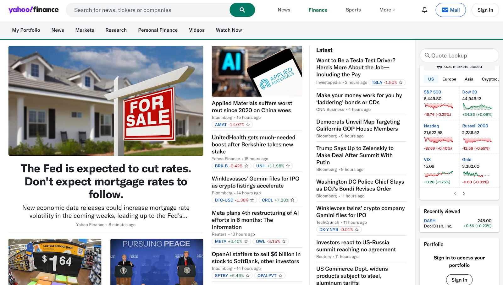 Yahoo Finance