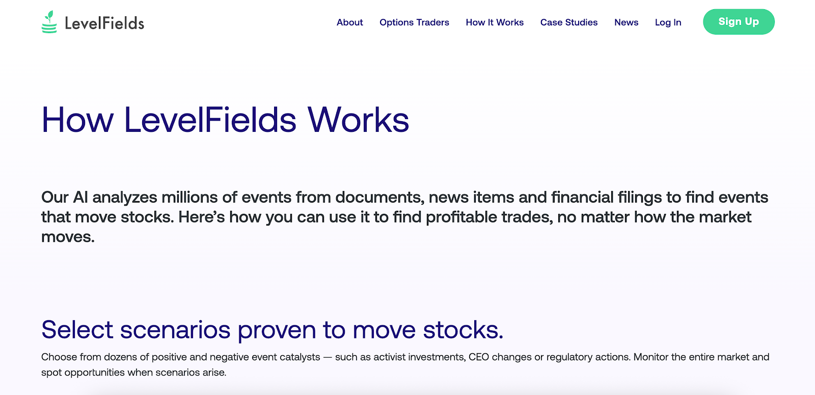 How LevelFields works