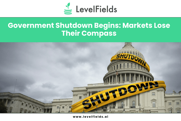 The U.S. shutdown halted key economic data, leaving the Fed blind and sparking market volatility over delayed rate cuts.