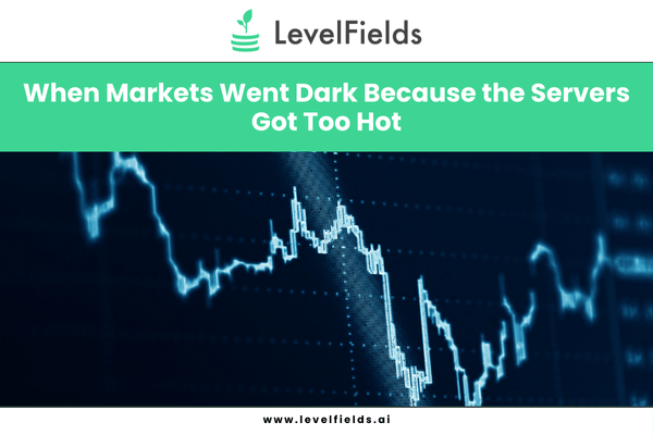 Cooling failure at CME’s data center revealed how market stability now depends on electricity, heat management, and AI-era infrastructure.