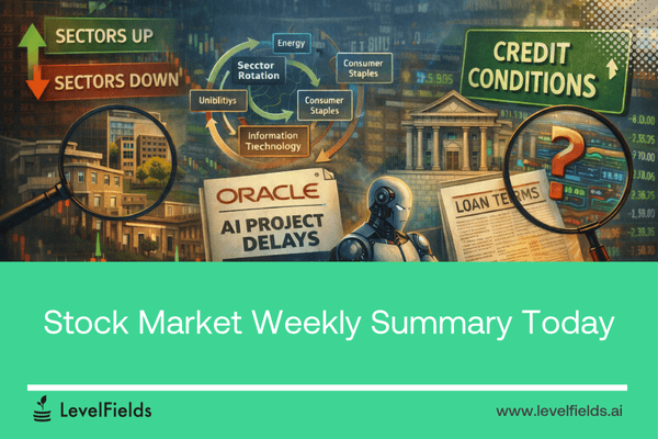 Oracle’s AI data-center delays triggered credit stress signals, highlighting financing risks across the AI infrastructure space.