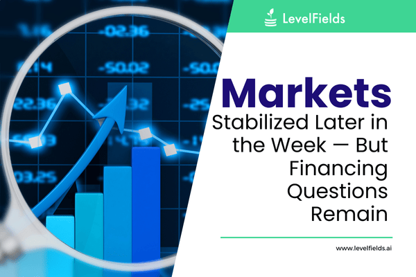 Oracle and CoreWeave headlines eased demand fears, but credit markets remain cautious about leverage and AI data-center financing.