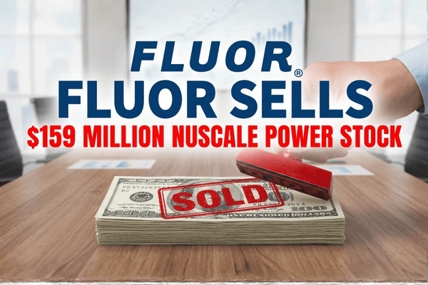 Fluor sells entire NuScale stake for $159 million, raising investor focus on insider exit and SMR market outlook.
