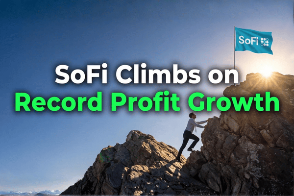 SoFi reports record earnings as revenue and net income surge, highlighting strong growth across financial platform.