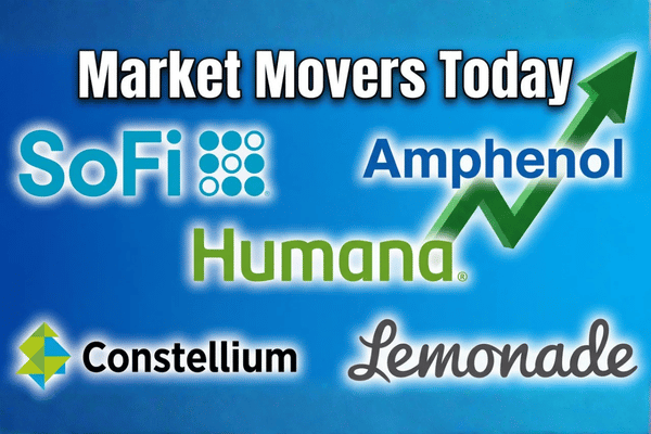 Stocks react to earnings beats and outlook shifts, with mixed performance across major movers.