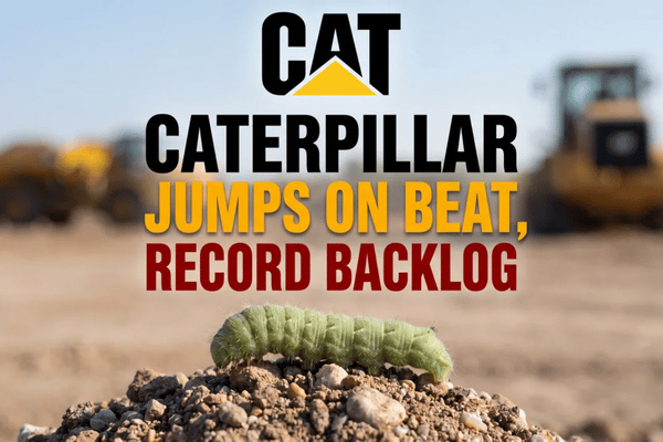 Caterpillar gains after earnings beat, with strong revenue growth and rising profits boosting outlook.