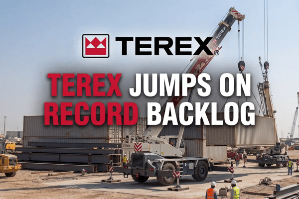 Terex stock in focus after Q1 earnings beat, with strong revenue growth and backlog supporting outlook.