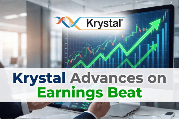 Krystal Biotech beats Q1 estimates as VYJUVEK revenue growth, pipeline progress, and cash strength support results.