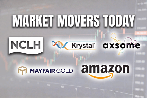 Stocks mixed as biotech earnings, cruise guidance cuts, leadership changes, and Amazon logistics expansion drive market reactions.
