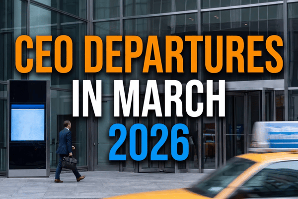 March CEO departures triggered mixed stock reactions as investors assessed succession risk, strategy shifts, and turnaround potential.