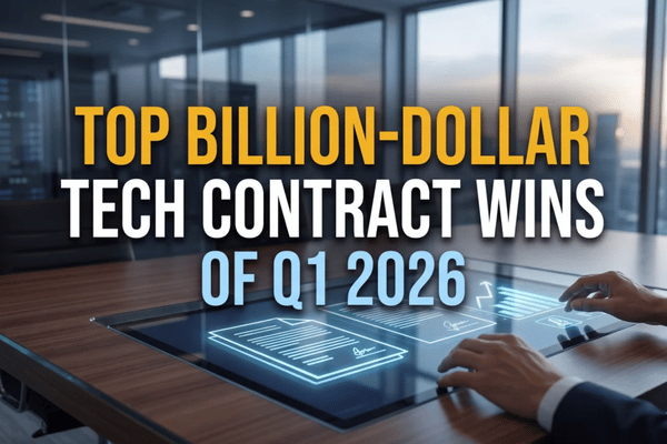 Major contract awards in Q1 2026 highlighted visible revenue growth, backlog expansion, and AI infrastructure demand.