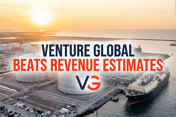 Venture Global beats Q1 estimates as LNG sales volumes, record cargo exports, and higher EBITDA guidance support growth.