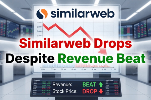 Similarweb reports revenue growth and improved guidance, while earnings miss highlights profitability concerns.