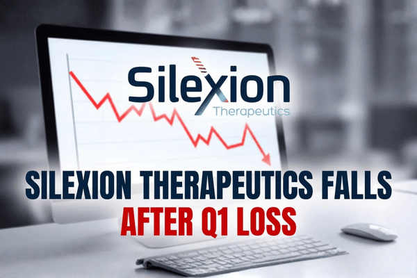 Silexion Therapeutics shares fall after wider Q1 loss and lower cash balance despite pancreatic cancer trial progress.