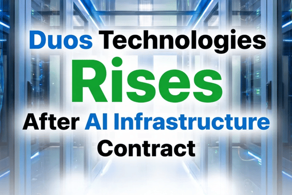 Duos Technologies shares rise despite weak Q1 results as investors focus on AI infrastructure pivot and GPU-as-a-Service outlook.