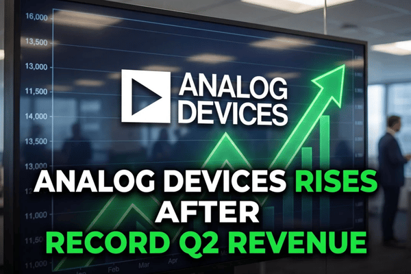 Analog Devices reports record Q2 results, driven by strong demand across industrial, automotive, communications, and B2B markets.