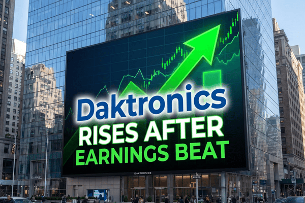 Daktronics reports strong Q4 results as LED displays, scoreboards, and live event technology drive sales growth.