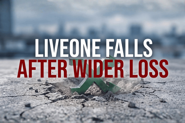 LiveOne posts revenue decline and larger-than-expected loss as streaming and audio entertainment growth remains challenged.