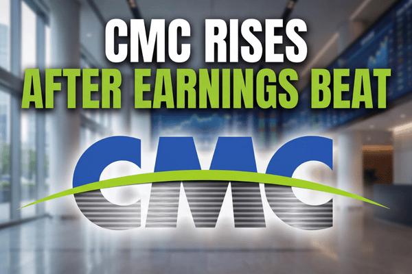 CMC beats fiscal Q3 estimates as stronger sales, higher adjusted earnings, and margin expansion support results.