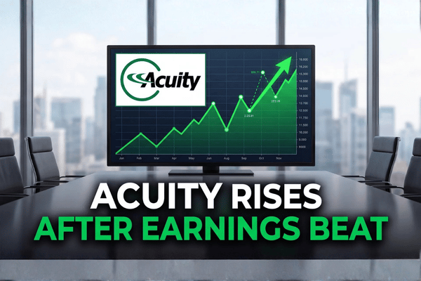 Acuity beats fiscal Q3 estimates as higher sales, stronger EPS, and operating profit growth support results.