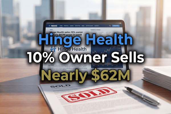 Hinge Health insider selling draws attention after Insight Holdings reports $61.8 million in share sales.