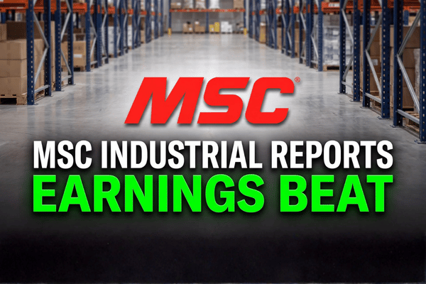 MSC Industrial beats fiscal Q3 estimates as sales growth, margin expansion, and adjusted EPS improve.