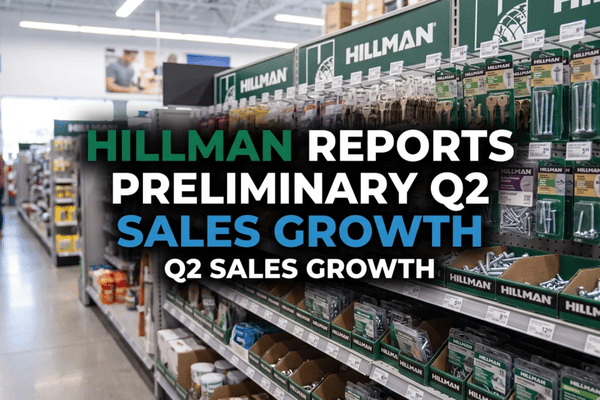 Hillman reports preliminary Q2 sales growth, stronger operating income, and modest adjusted EBITDA improvement.