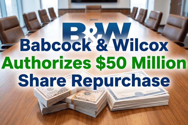 Babcock & Wilcox shares draw attention after board approval for a new stock buyback program.
