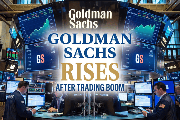 Goldman Sachs shares draw attention after a 45% earnings surprise and stronger capital markets activity.