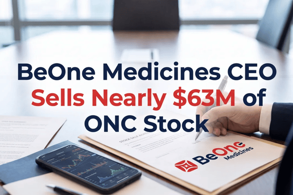 BeOne Medicines insider selling draws attention after CEO John Oyler reports $62.9 million in ADS sales.