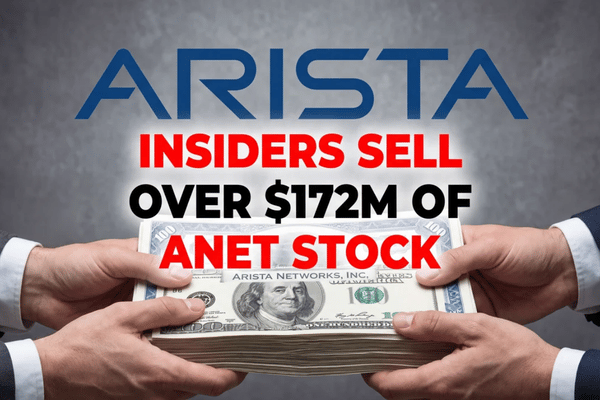 Arista Networks insider selling draws attention after July Form 4 filings show $172.5 million in completed sales.