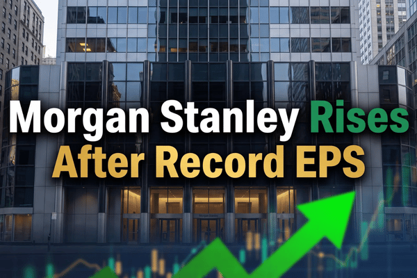 Morgan Stanley beats Q2 estimates as record revenue, record EPS, and trading activity strengthen.