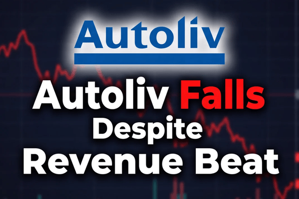 Autoliv shares fell despite record second-quarter sales as investors focused on margin timing and restructuring charges.