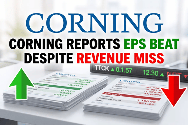 Corning beats Q2 core EPS estimates as AI data center demand and margin expansion support results.