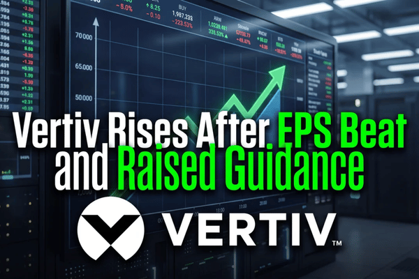 Vertiv reports 24.1% revenue growth, supported by data center power and cooling demand.