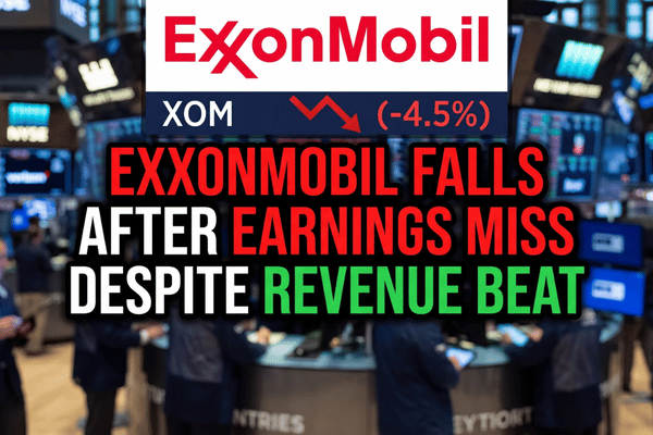 Exxon Mobil reports mixed Q2 2026 results as revenue beats estimates but adjusted earnings fall short.