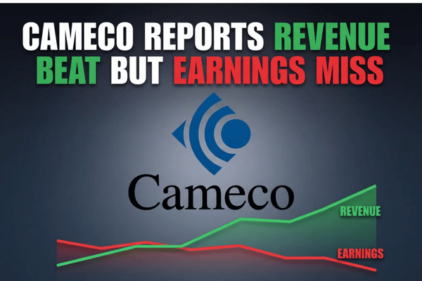 Cameco posts $588.01 million in quarterly revenue, beating expectations, but earnings miss estimates by 50%.