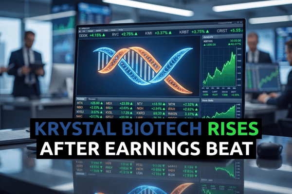 Krystal Biotech (KRYS) reports Q2 2026 earnings and revenue beats as VYJUVEK sales increase 24.1%.