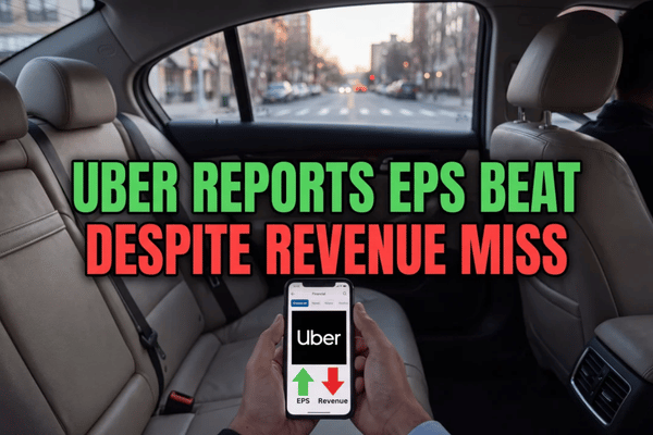 Uber (UBER) reports mixed Q2 2026 results as GAAP earnings beat estimates while revenue falls slightly short.