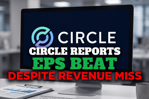 Circle Internet Group (CRCL) reports mixed Q2 2026 results as earnings beat estimates while revenue falls short.
