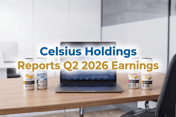 Celsius Holdings (CELH) misses Q2 2026 earnings and revenue estimates despite record second-quarter sales and 10.6% growth.
