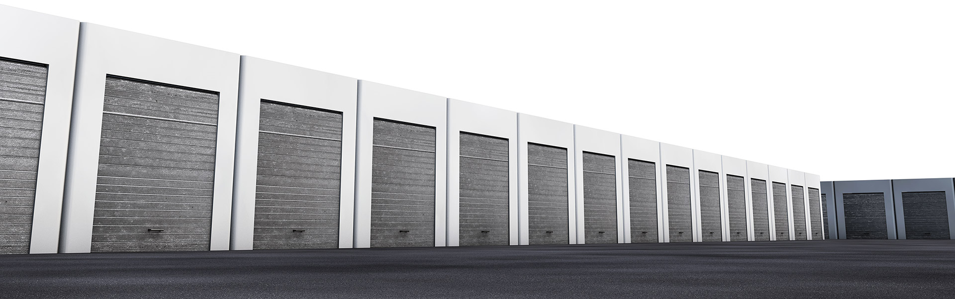 Landscape view of a storage facility