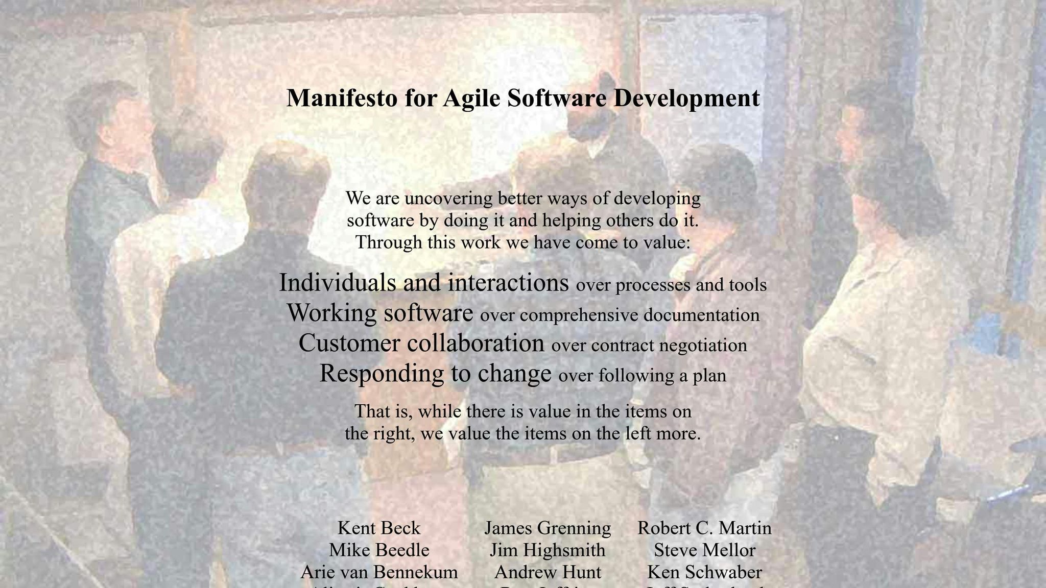 Agile Manifesto