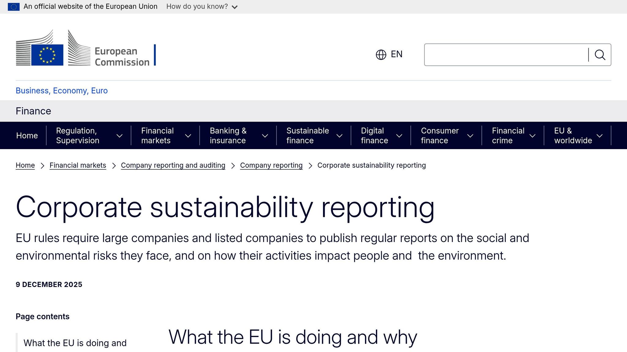 Corporate Sustainability Reporting Directive