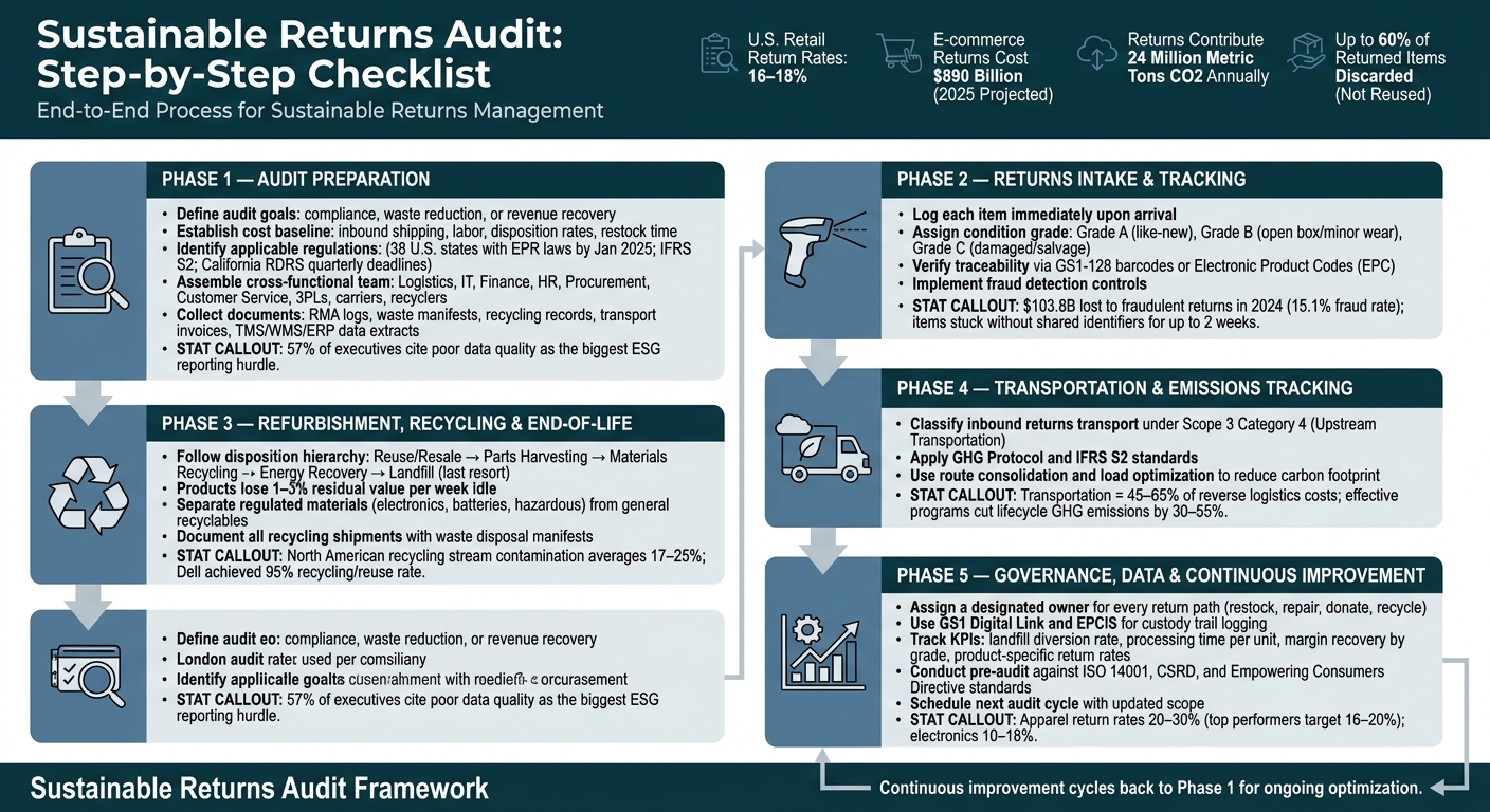 Sustainable Returns Audit: Step-by-Step Checklist