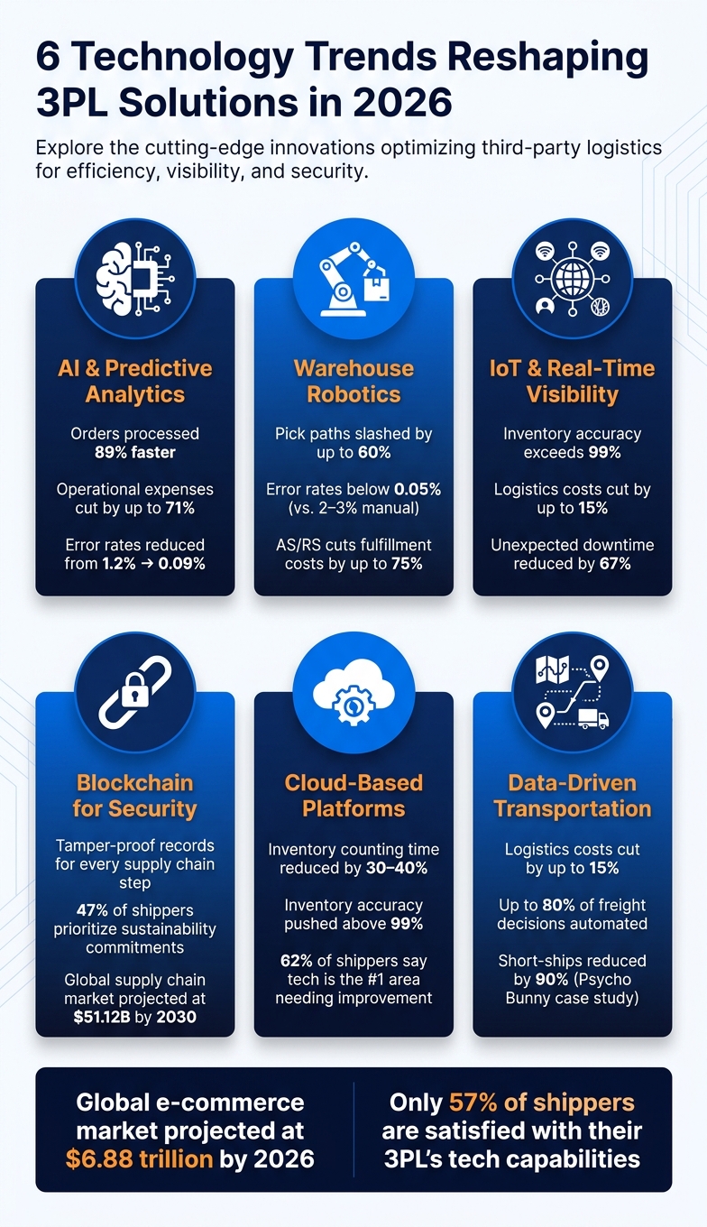 6 Tech Trends Reshaping 3PL Solutions in 2026