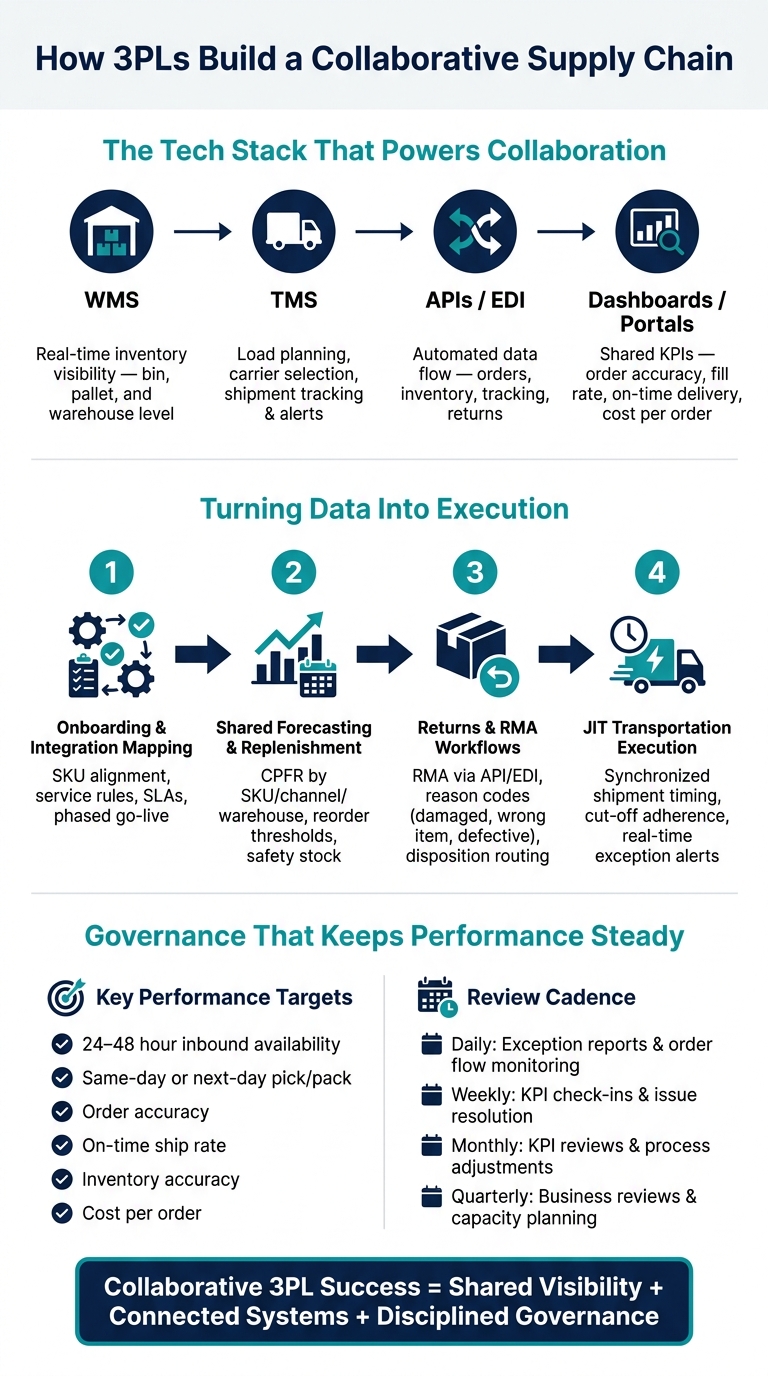 How 3PLs Build a Collaborative Supply Chain: Systems, Workflows & Governance